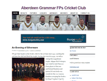 Tablet Screenshot of aberdeencricket.com